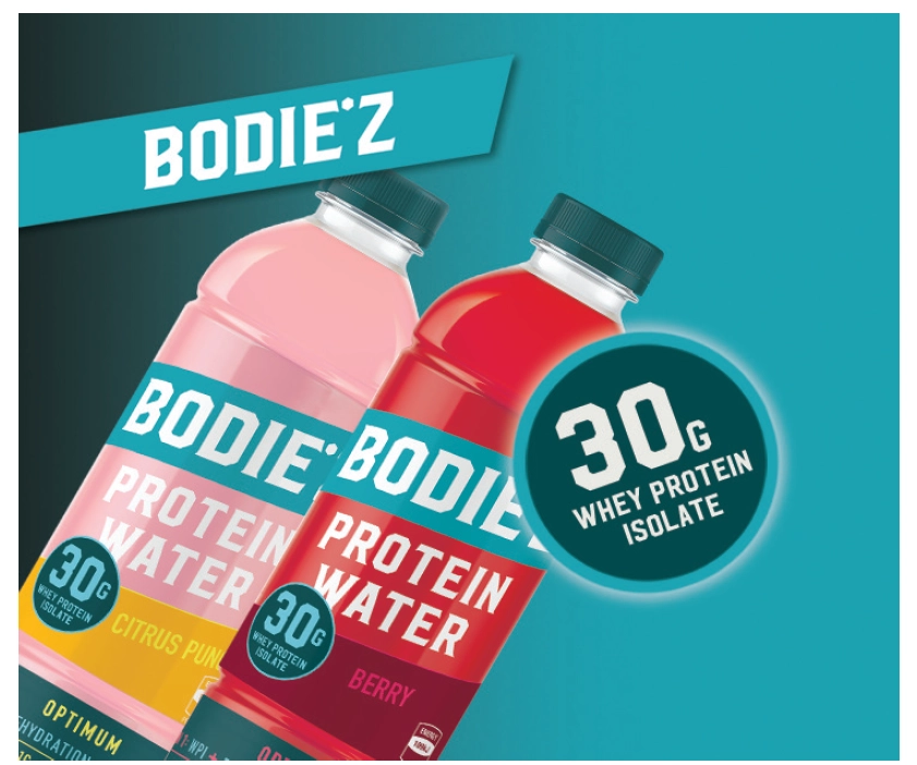 Bodie’z Protein Water Berry or Citrus Punch 500ml