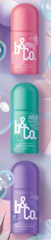 Bubble & Co Deodorant 60ml Range