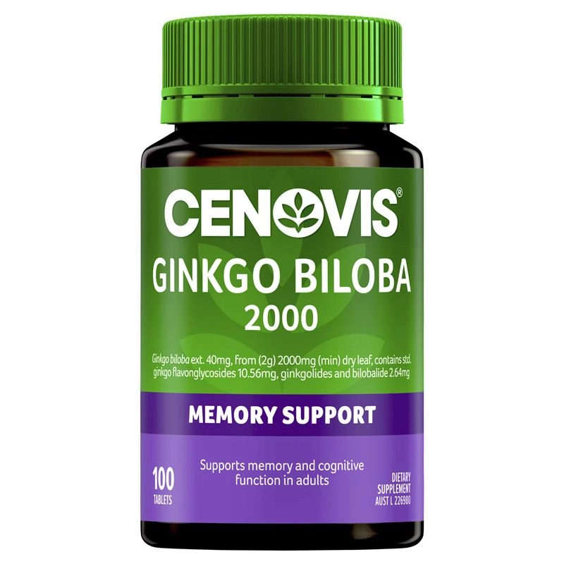 Cenovis Ginkgo Biloba 2000 100 Tablets