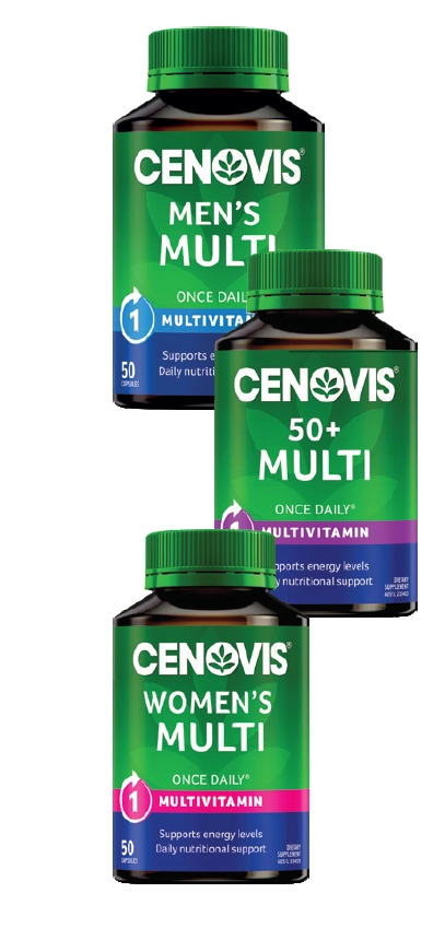 Cenovis Men’s, 50+ or Women’s Multi 50 Capsules