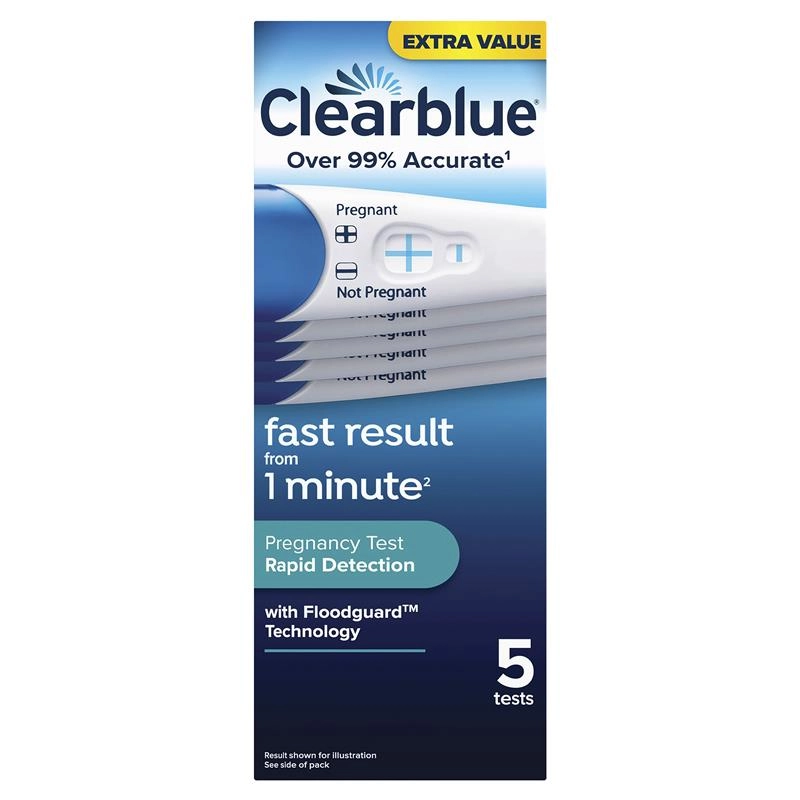 Clearblue Pregnancy Visual Test 5 Pack