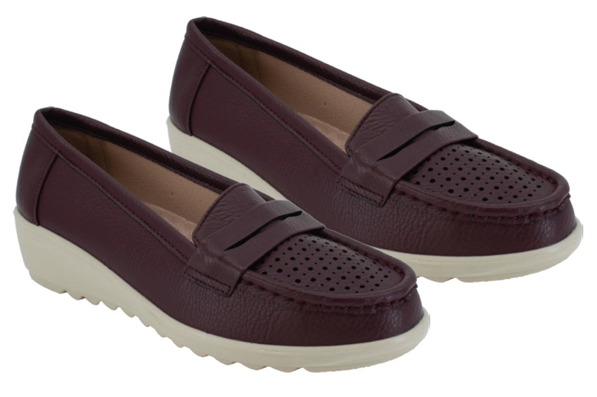 Comfy Shoe Charlotte Burgundy