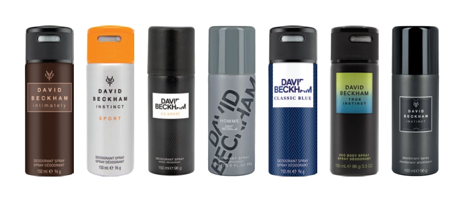 David Beckham Body Spray 150ml Assorted Variants