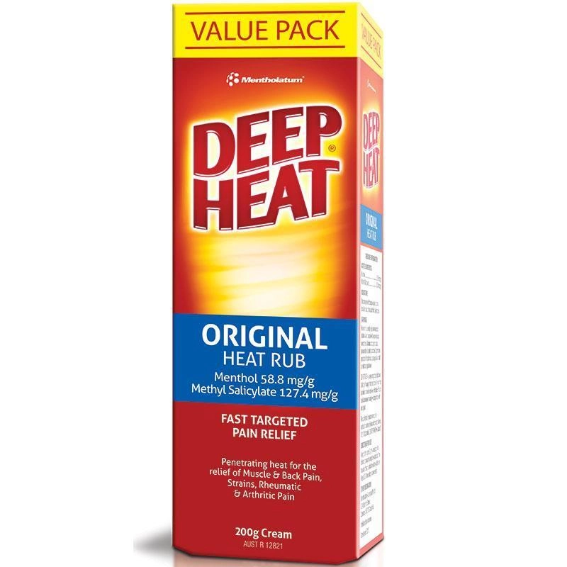 Deep Heat Original 200g Exclusive Size