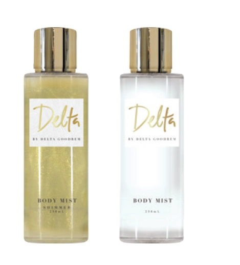 Delta by Delta Goodrem or Shimmer Body Mist 250ml