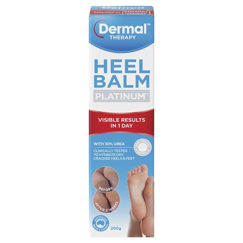 Dermal Therapy Heel Balm Platinum 200g Exclusive Size