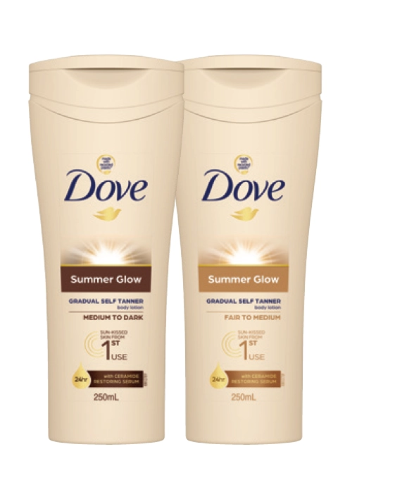 Dove Summer Glow Dark or Light 250ml