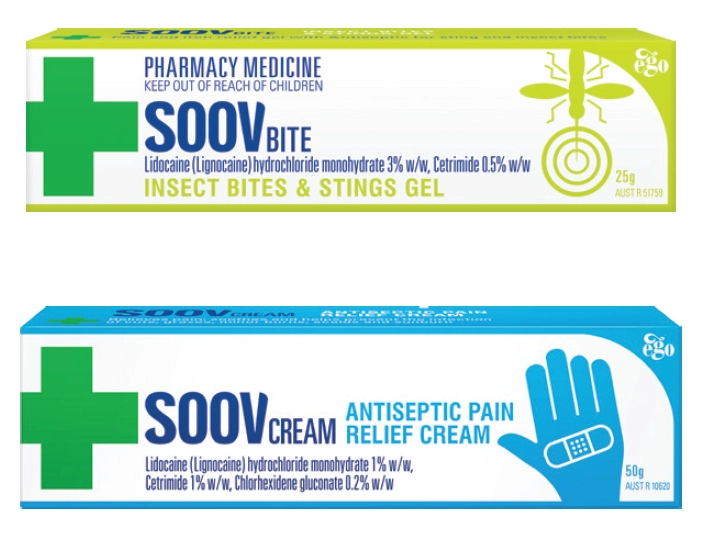 Ego Soov Bite 25g or Antiseptic Cream 50g