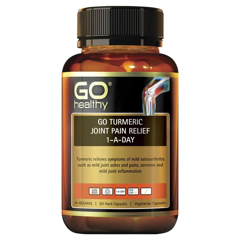 GO Healthy Turmeric Joint Pain Relief 60 Hard Capsules