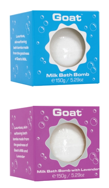 Goat Milk Bath Bomb or With Lavender 150g