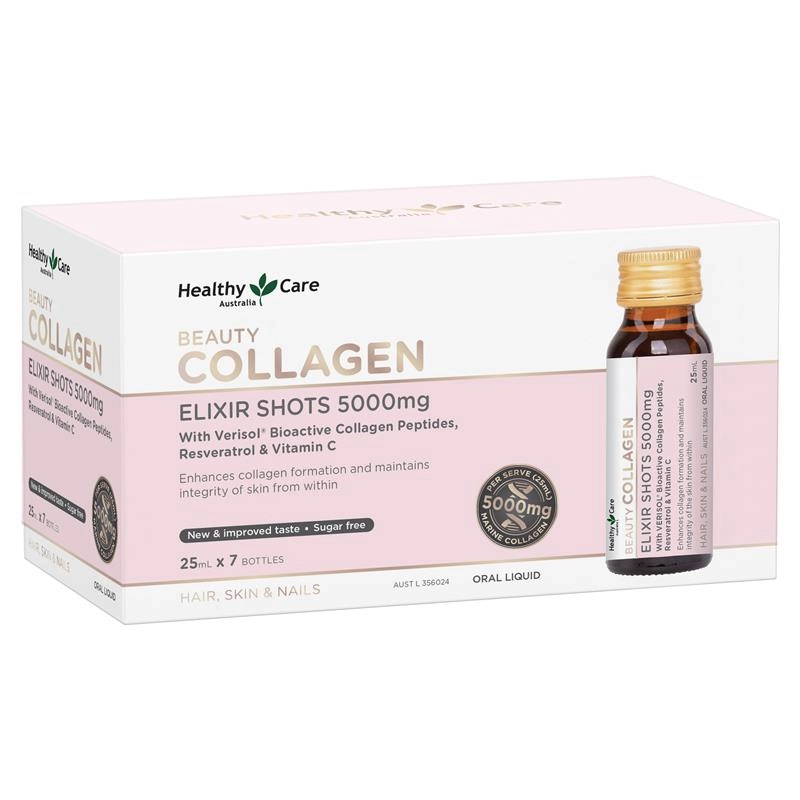 Healthy Care Beauty Collagen Drink 5000mg 25ml x 7 Bottles