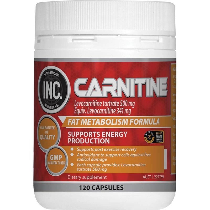 INC. Carnitine 120 Capsules