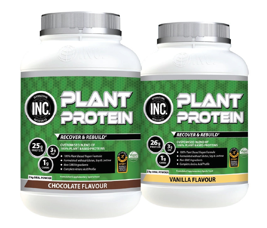 INC. Plant Protein Vanilla, Chocolate 2kg