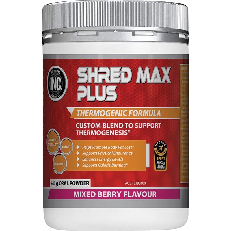 INC. Shred Max Plus Mixed Berry 240g