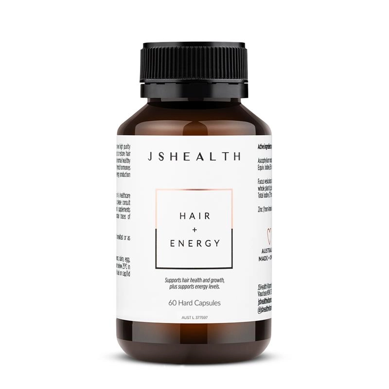 JSHEALTH Hair + Energy Formula 60 Capsules