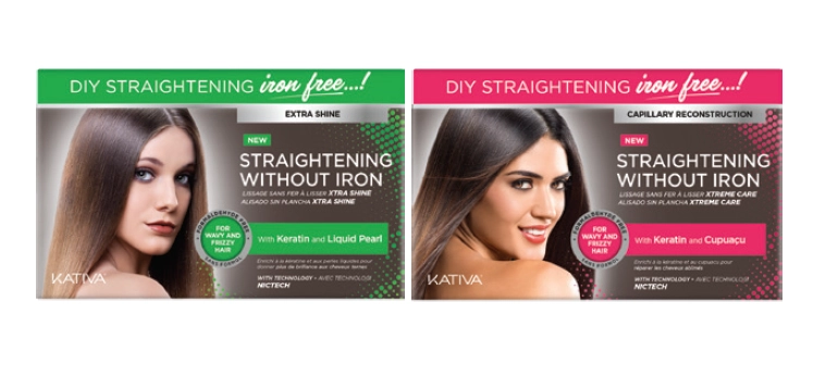 Kativa Hair Straightening Kit Extra Shine or Extreme Care