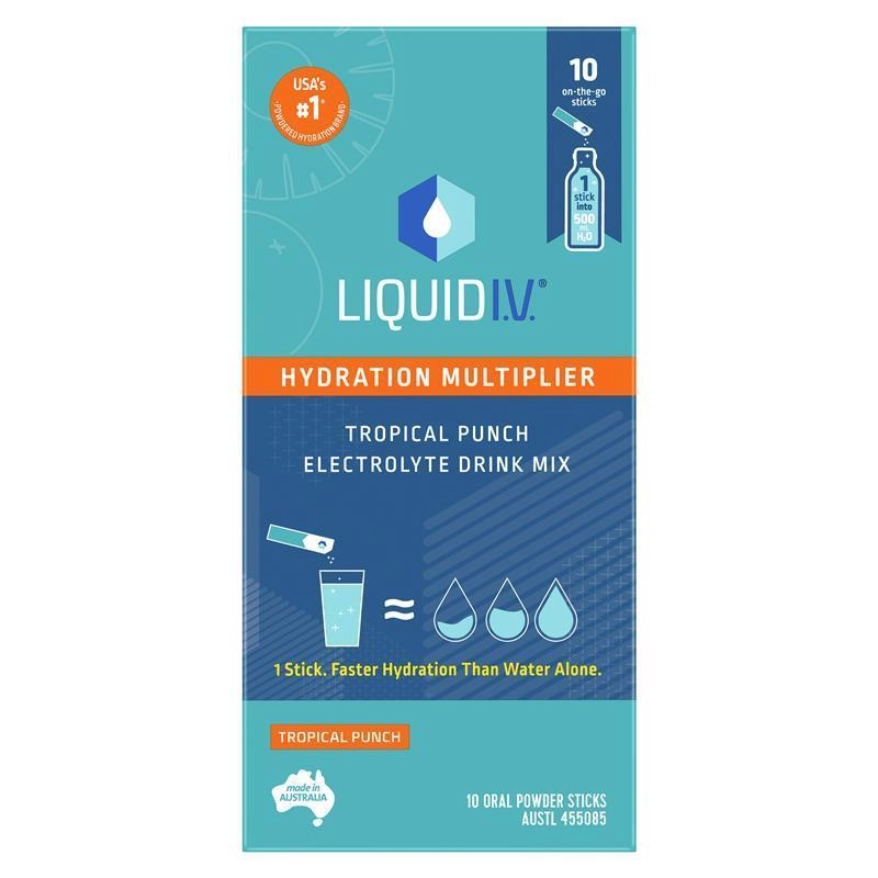 Liquid I.V. Hydration Multiplier Tropical Punch 10 Pack