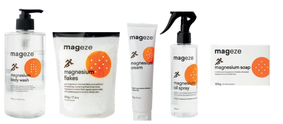 Mageze Topical Magnesium Range