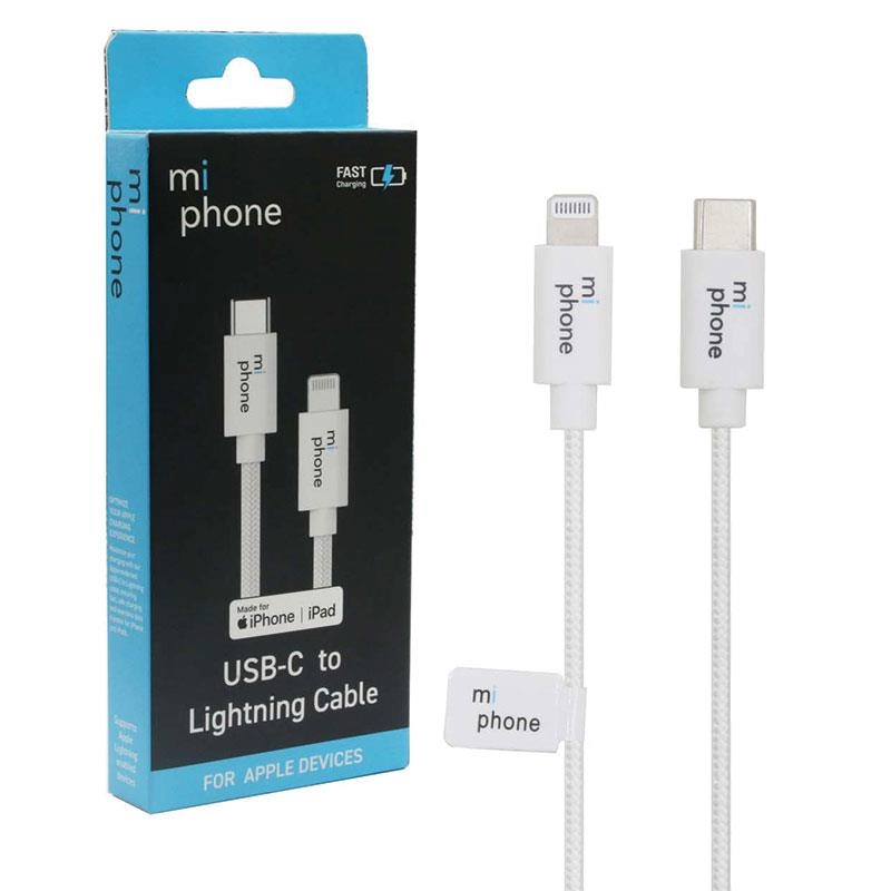 Miphone Data Cable Type C to Lightning 1.2 Metre