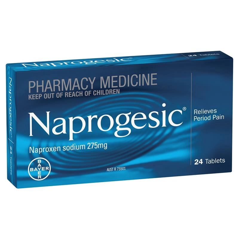 Naprogesic 275mg 24 Tablets