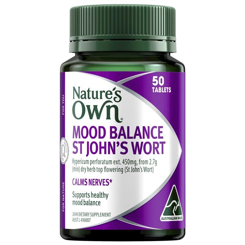 Nature’s Own Mood Balance St John’s Wort 50 Tablets