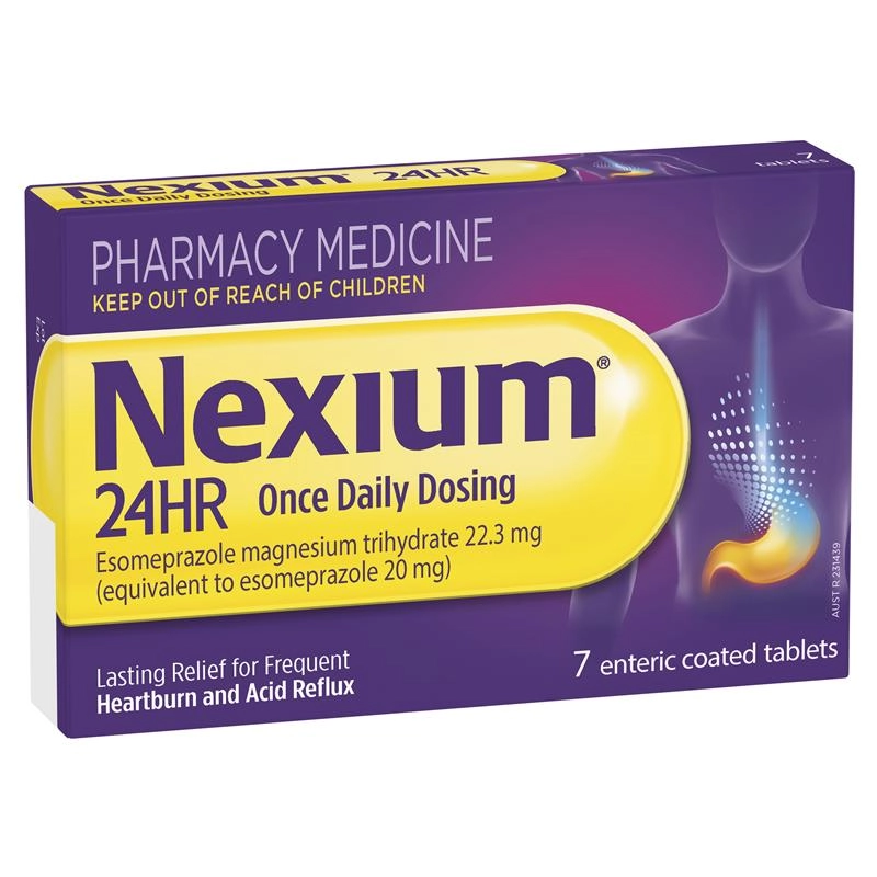 Nexium 24hr 20mg 7 Tablets