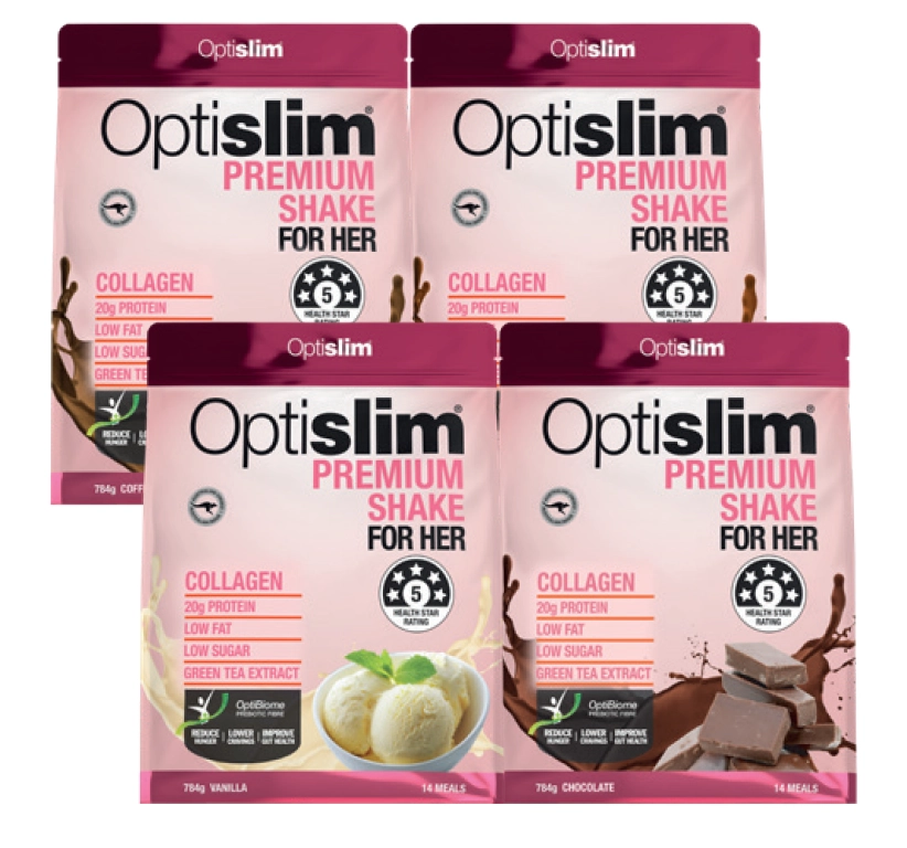 Optislim For Her Premium Shake Range