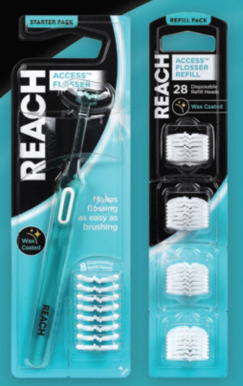 Reach Flosser Clean Paste Starter Pack or Refills 28 Pack