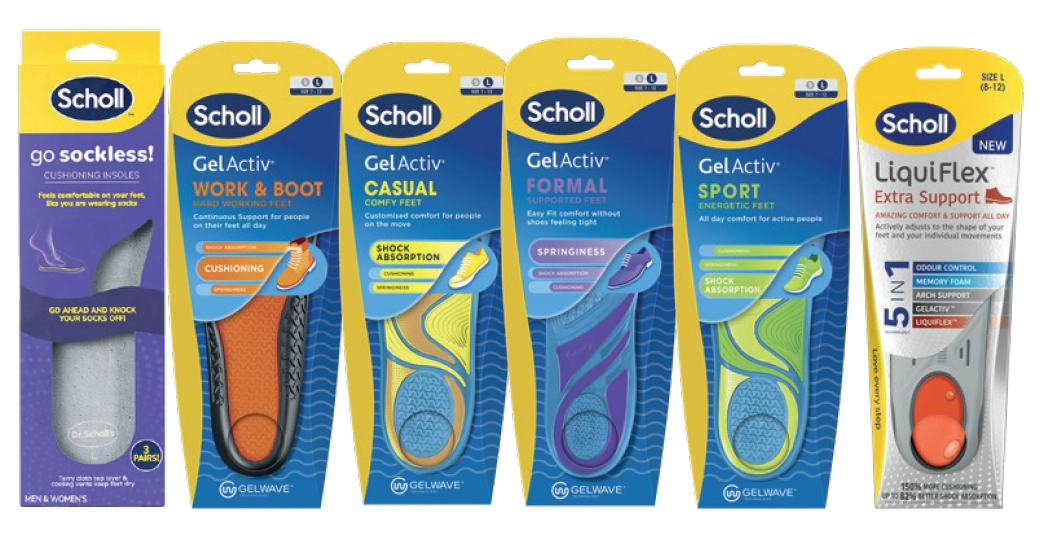 Scholl Insoles Range