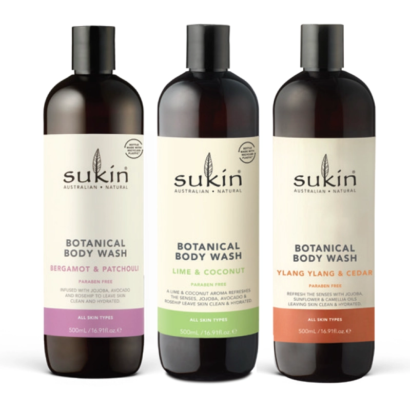 Sukin Botanical Body Wash 500ml Assorted Variants