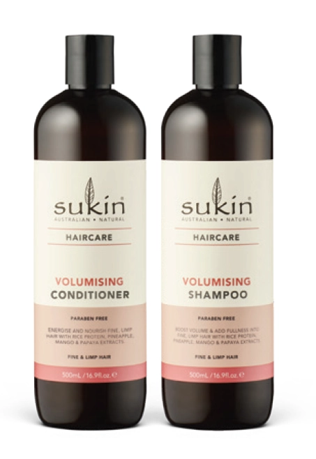 Sukin Volumising Conditioner or Shampoo 500ml