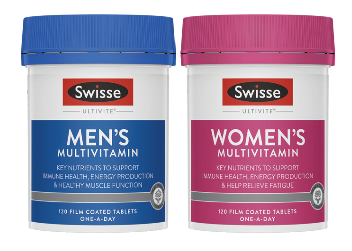 Swisse Ultivite Men’s or Women’s Multivitamin 120 Tablets