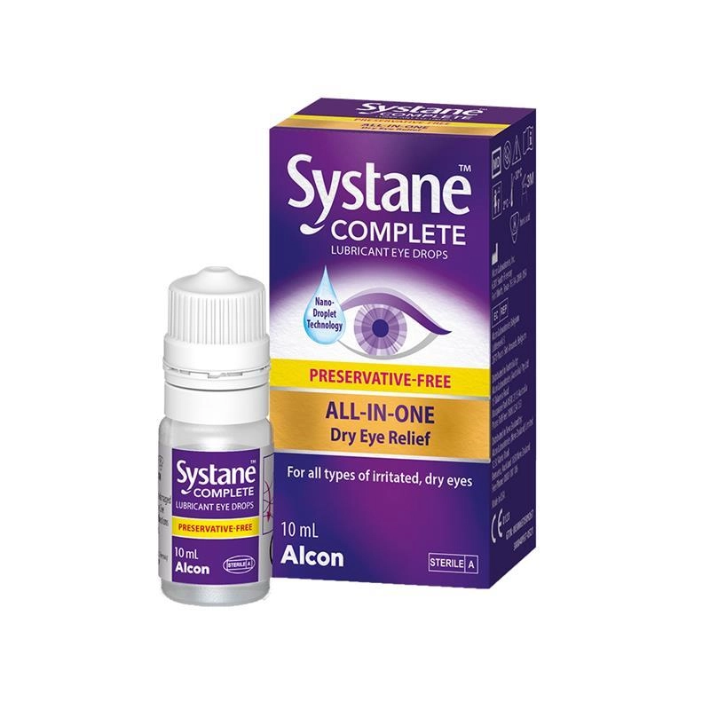 Systane Complete Preservative-Free Lubricant Eye Drops 10ml