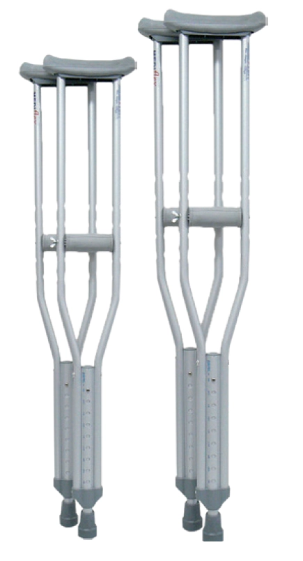 Wagner Aluminum Underarm Crutches Assorted Sizes