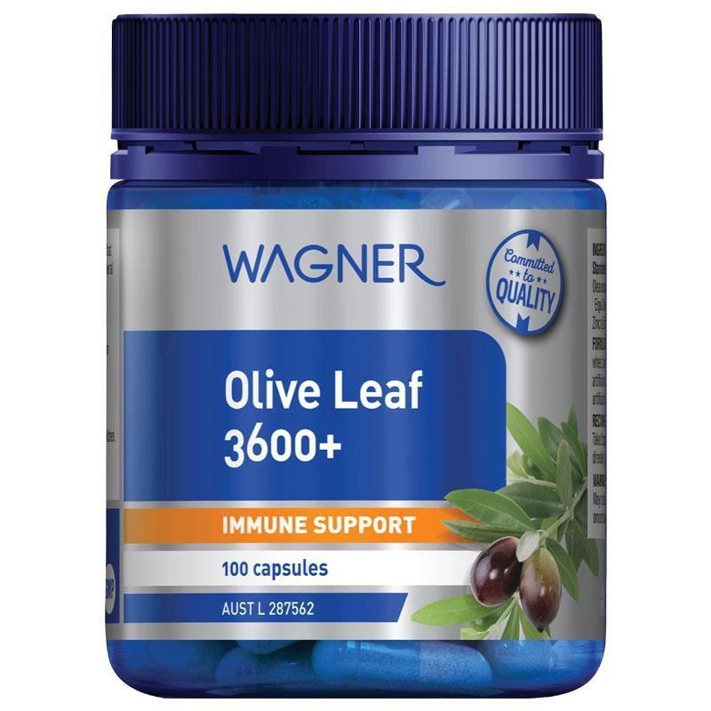 Wagner Olive Leaf 3600+ 100 Capsules