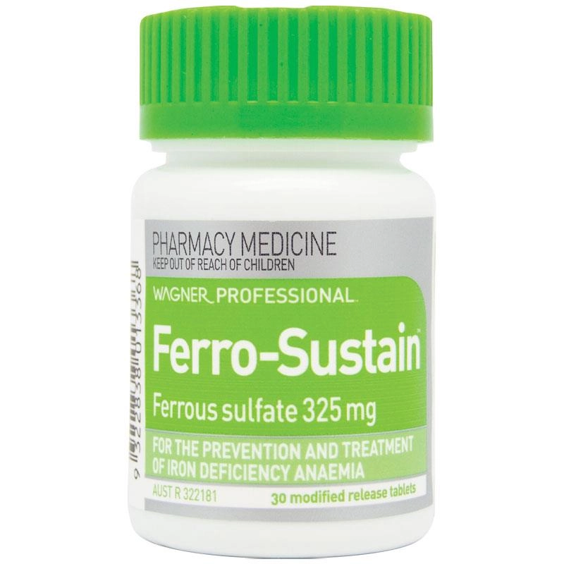 Wagner Professional Ferro-Sustain 30 Modifified Release Tablets