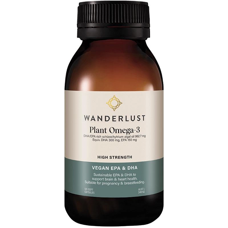 Wanderlust Plant Omega-3 120 Capsules