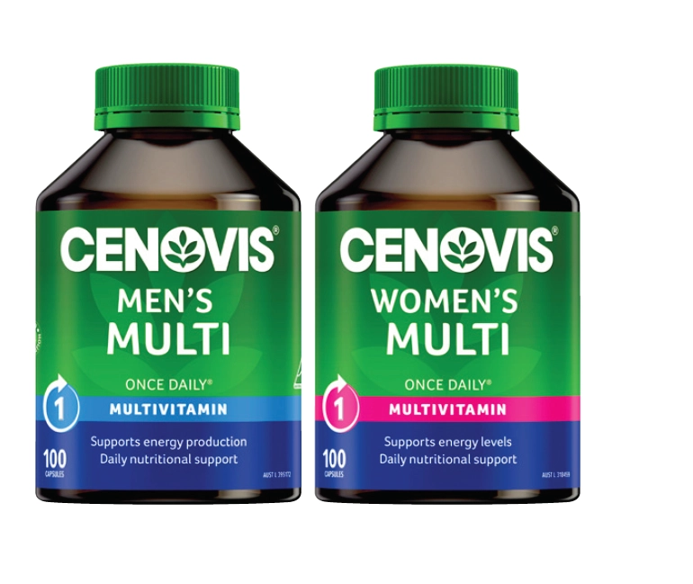 Cenovis Once Daily Men's or Women's Multi 100 Capsules