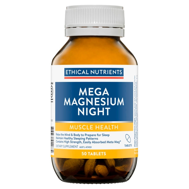 Ethical Nutrients Mega Magnesium Night 50 Tablets