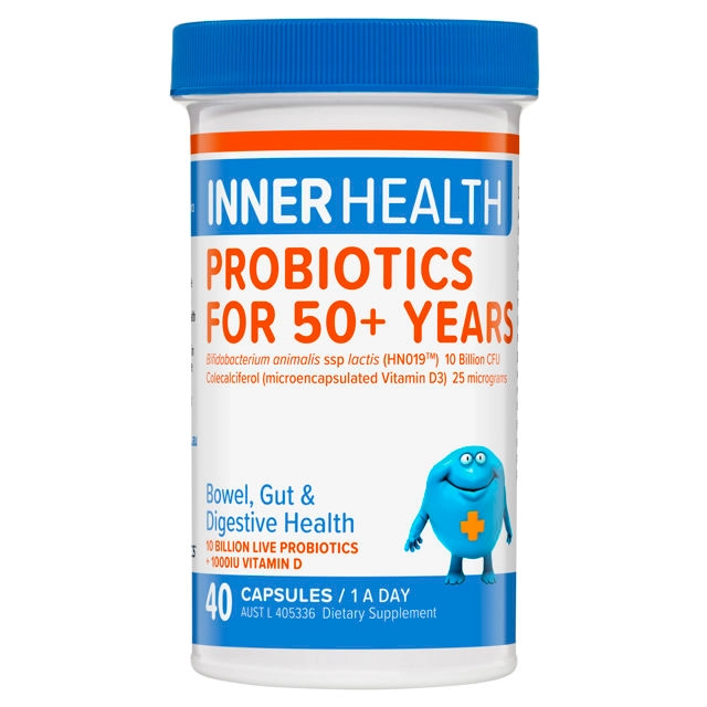 Inner Health Probiotics For 50+ Years 40 Capsules