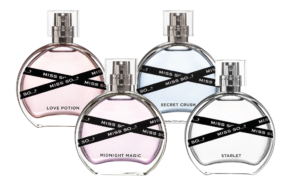 Miss So…? Love Potion, Midnight Magic, Secret Crush, Starlet Eau Fraiche EDP Spray 50ml