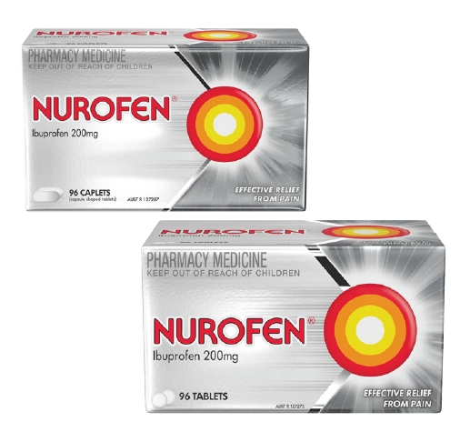 Nurofen 96 Caplets or 96 Tablets