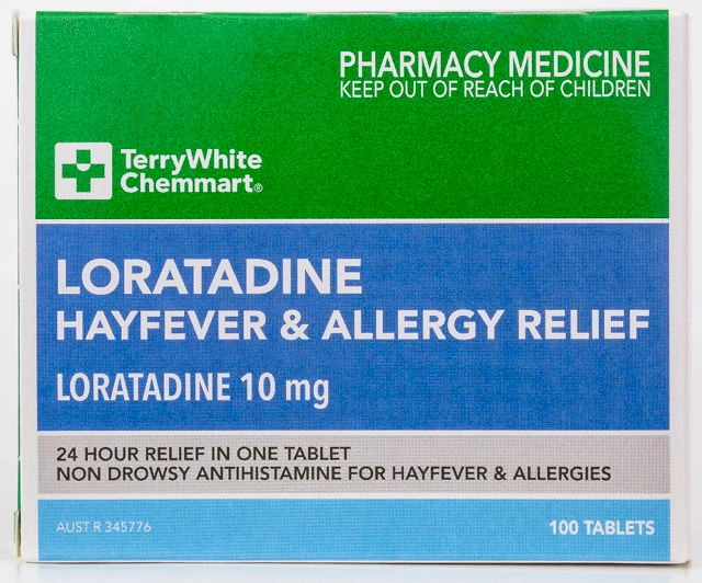 TerryWhite Chemmart Loratadine 10mg 100 tablets