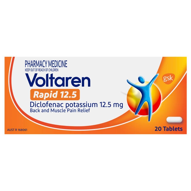 Voltaren Rapid 12.5mg 20 Tablets