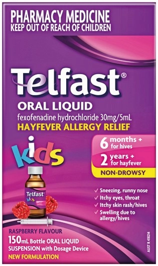 Telfast Oral Liquid Kids 150mL