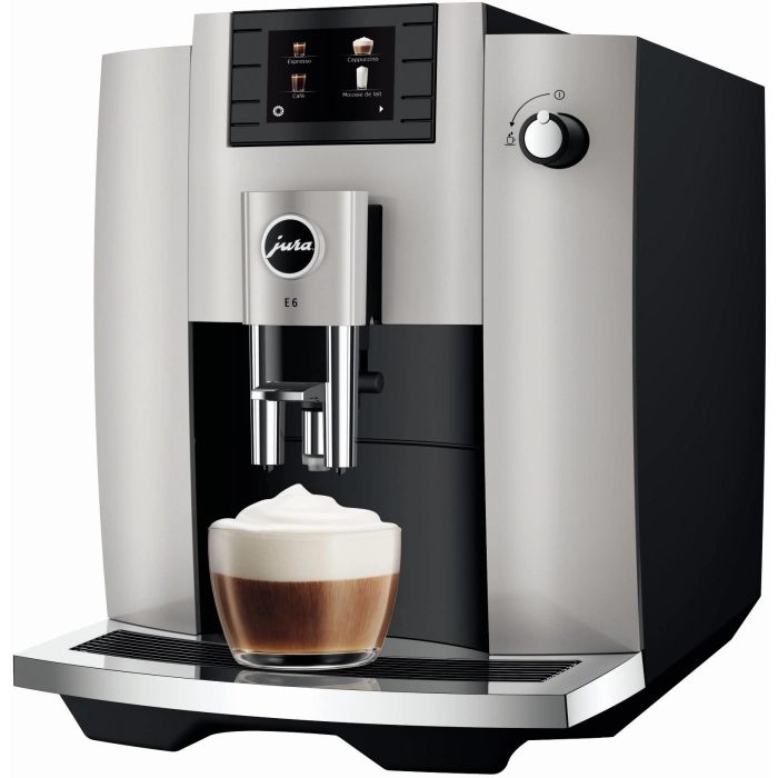 Jura E6 Automatic Coffee Machine (Platinum)