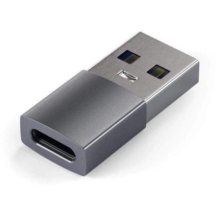 Satechi Aluminium USB-A to USB-C Adapter (Space Grey)