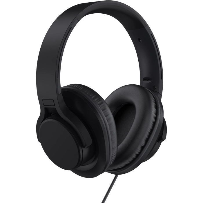 XCD XCD23008 Wired Foldable Over-Ear Headphones (Black)