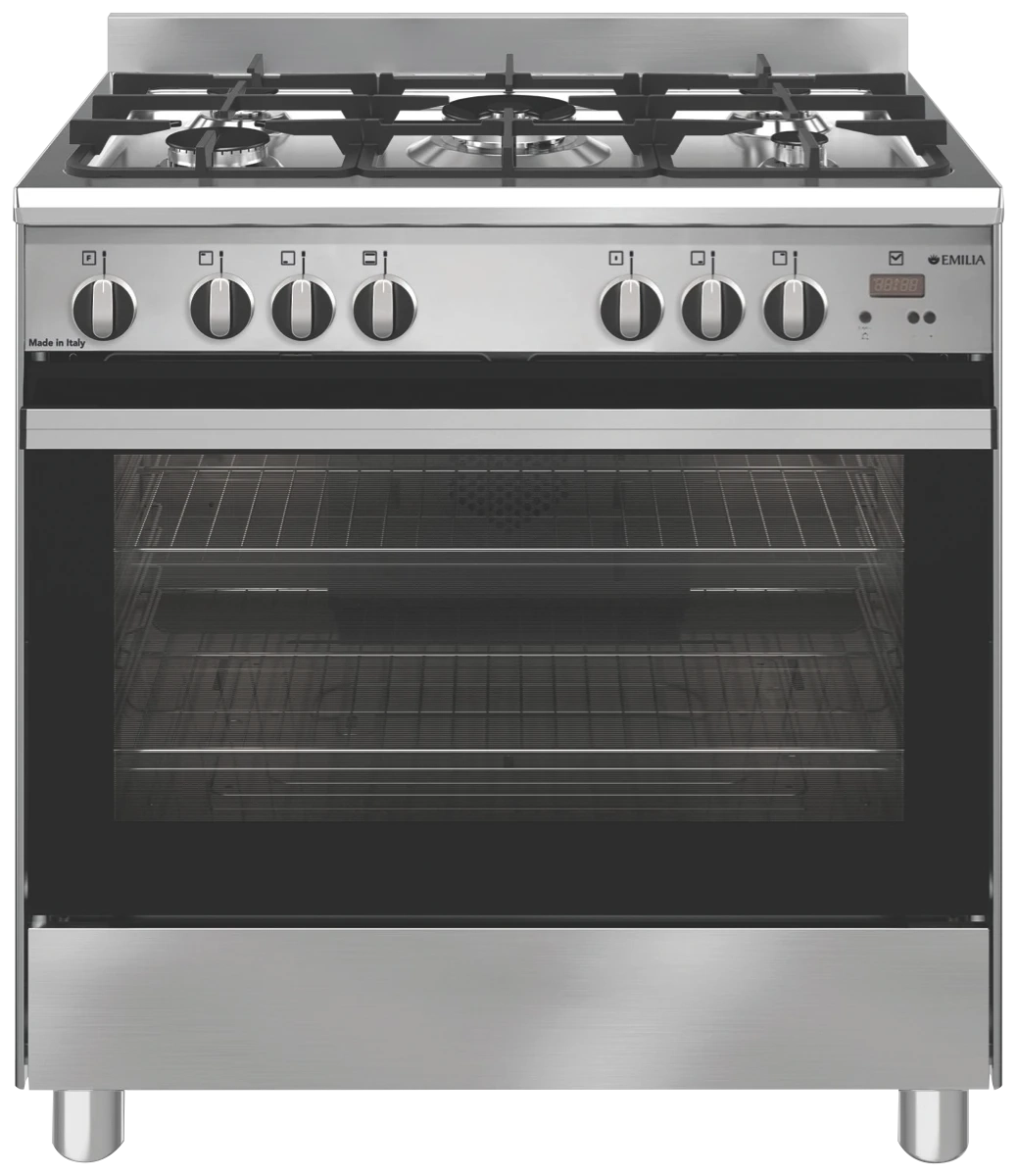 Emilia 80cm Stainless Steel Gas Cooker