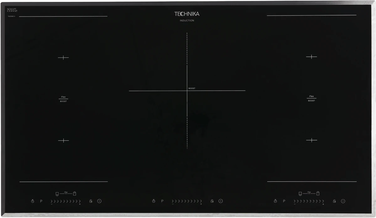 Technika 90cm Smart Flexi-Zone Induction Cooktop